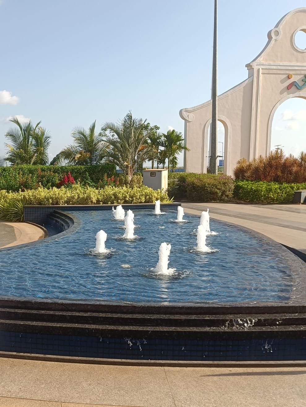 Decorative water fountain project
